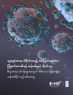 MMR - Human Rights Due Diligence and COVID-19: Rapid Self-Assessment for Business