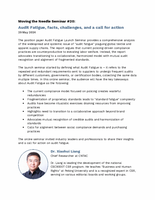 Audit Fatigue (Knowledge Product - MTN20)