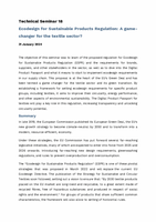 Technical Seminar 18: Ecodesign (Knowledge Product)