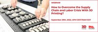 How to Overcome the Supply Chain and Labor Crisis With 3D Printing?