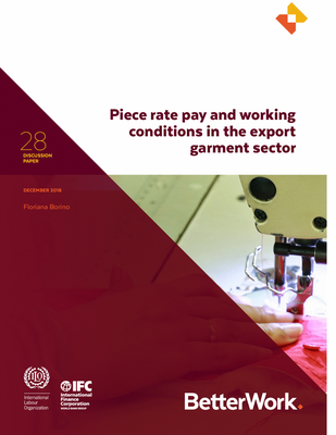 Piece rate pay and working conditions in the export garment sector