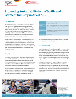 Factsheet on the FABRIC project (English)