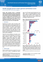 Gender pay gaps persist in Asia’s garment and footwear sector