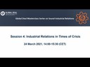Global Deal Masterclass Series: Industrial Relations in Times of Crisis