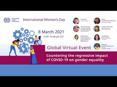 Panel discussion on countering the regressive impact of COVID-19 on gender equality