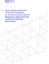 Quick impact assessment of COVID-19 pandemic on the key economic sectors: Responses, adjustment and resilence of business and workers