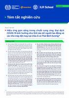 Hiệu ứng gợn sóng trong chuỗi cung ứng: Đại dịch COVID-19 ảnh hưởng như thế nào tới người lao động và các nhà máy dệt may tại châu Á và Thái Bình Dương