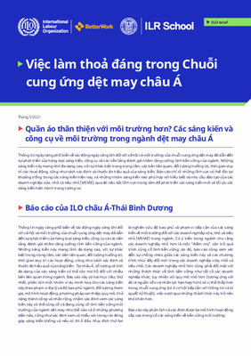 Quần áo thân thiện với môi trường hơn? Các sáng kiến và công cụ về môi trường trong ngành dệt may châu Á