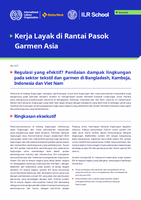 Regulasi yang efektif? Penilaian dampak lingkungan pada sektor tekstil dan garmen di Bangladesh, Kamboja, Indonesia dan Viet Nam