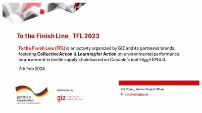 To The Finish Line (TFL) 2023