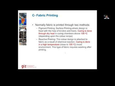 Module 6 Session 3: Textile Sector Primer Textile Process