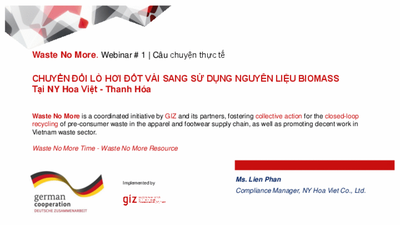 Nam Yang Hoa Viet - Best Practice on Boiler Feeds