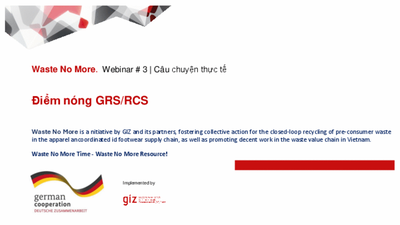 WNM - Webinar 3: Main presentation